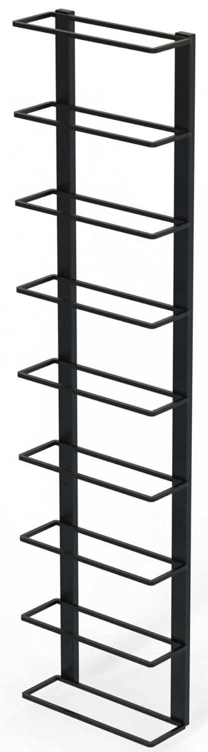 TheRackCo. Wall Series - Double Frame Wall Mount Wine Bottle Rack (9 Bottles) + Free Wine Bottle Opener Corkscrew