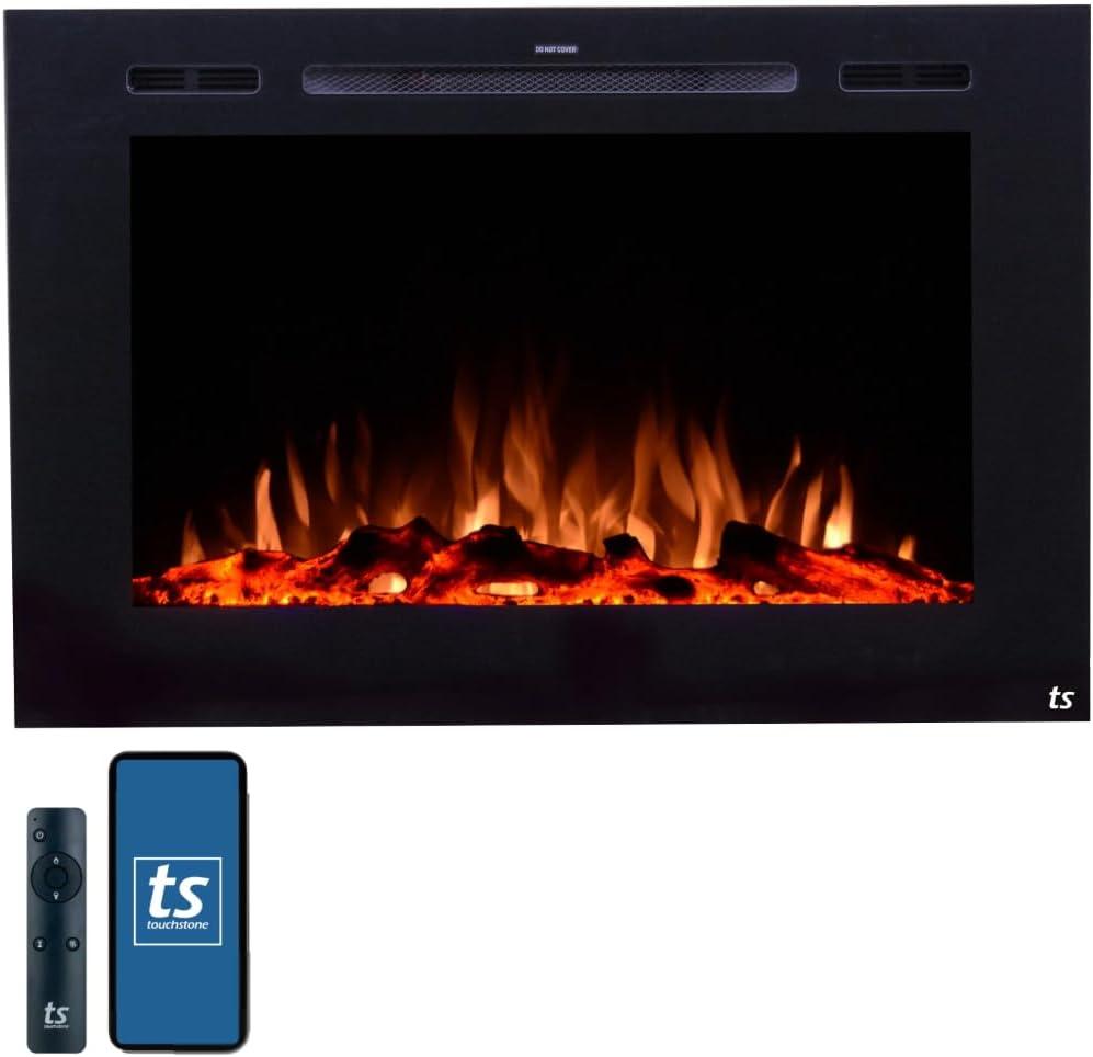 Forte Recessed or Wall Mounted Electric Fireplace