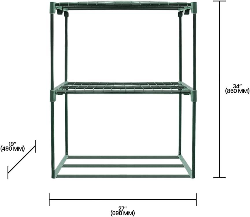 micykuxu 3-Tier Greenhouse Plant Growing Rack