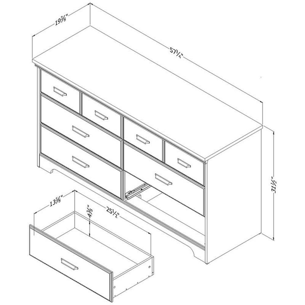 Versa 6-Drawer Dresser