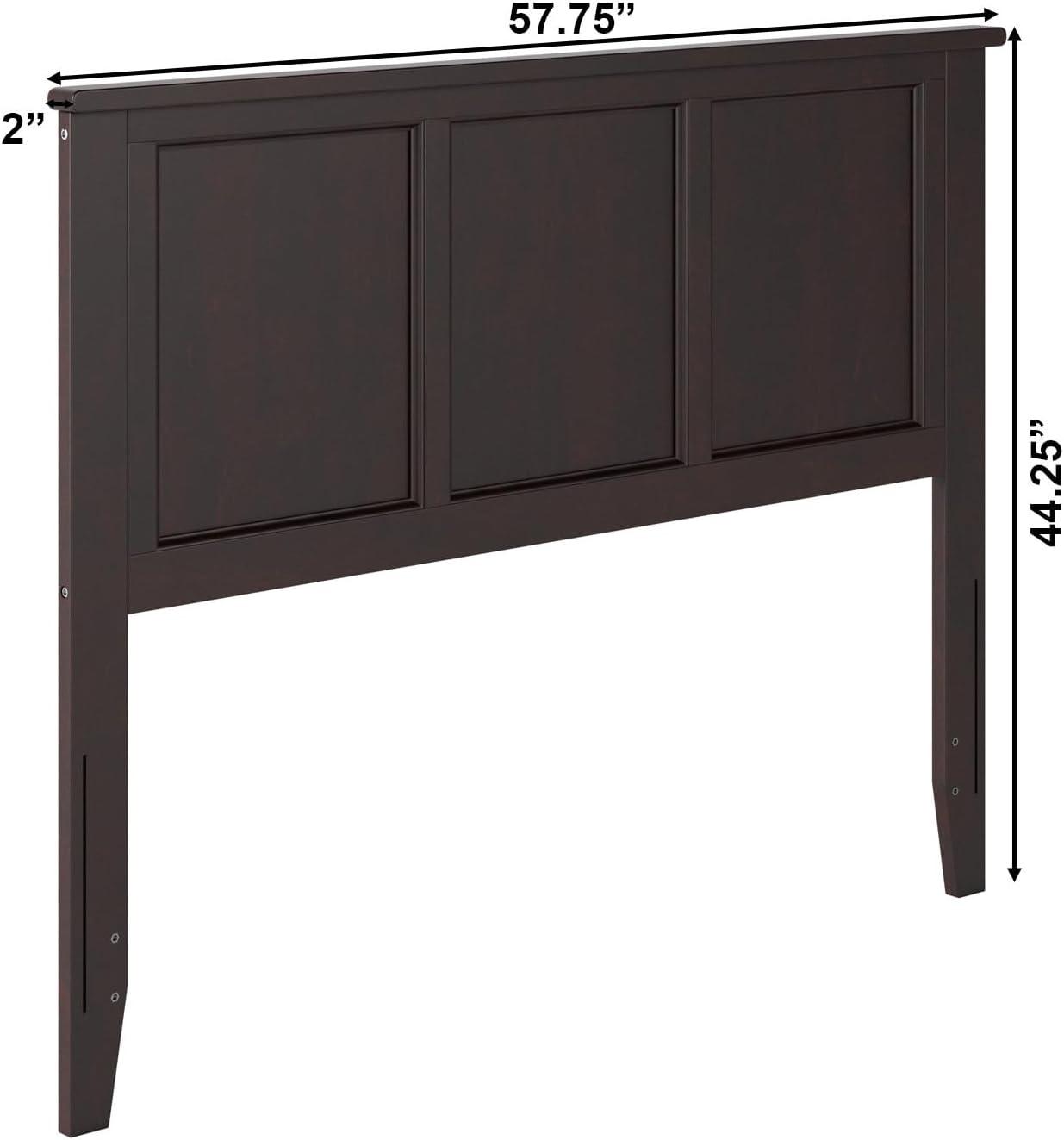 AFI Furnishings Madison Full Headboard with Turbo Charger in Espresso