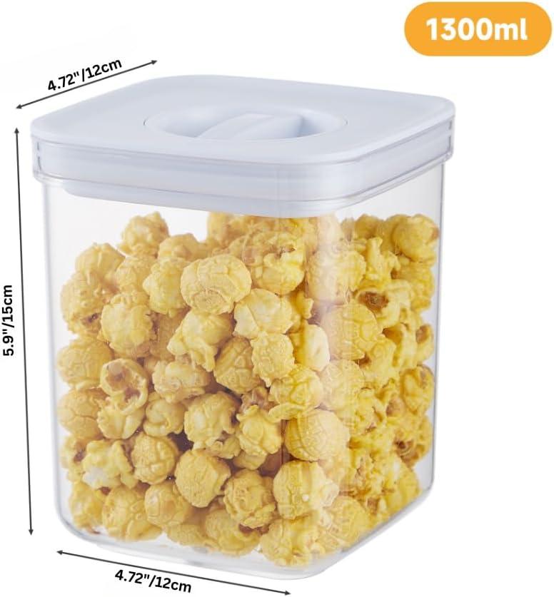 Airtight Food Storage Containers 3 set Sealed Food Storage Containers With Lids Kitchen Dry Goods Leak Proof Storage Containers Air Tight Pantry Storage Containers Canisters Sets