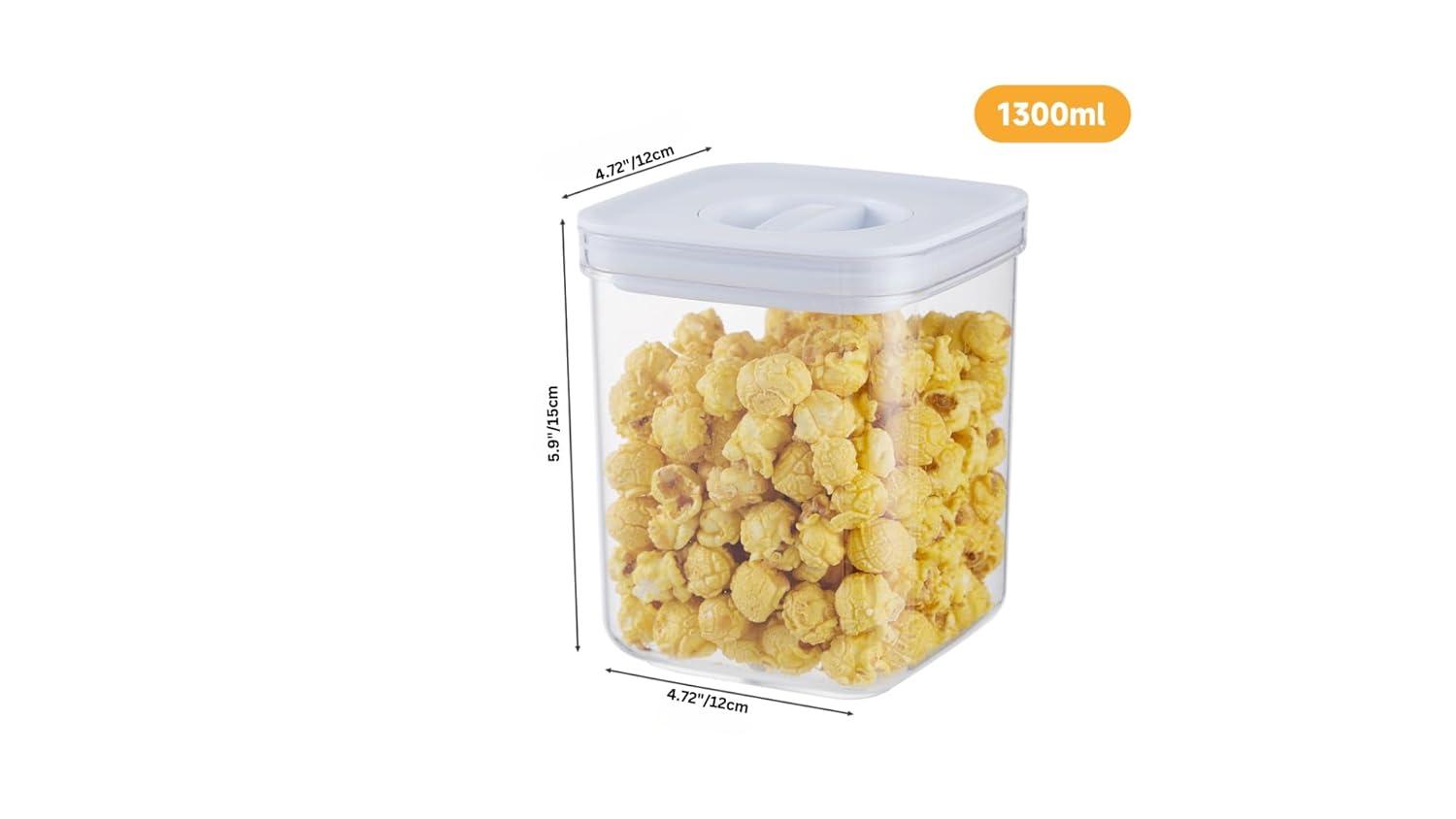Airtight Food Storage Containers 3 set Sealed Food Storage Containers With Lids Kitchen Dry Goods Leak Proof Storage Containers Air Tight Pantry Storage Containers Canisters Sets
