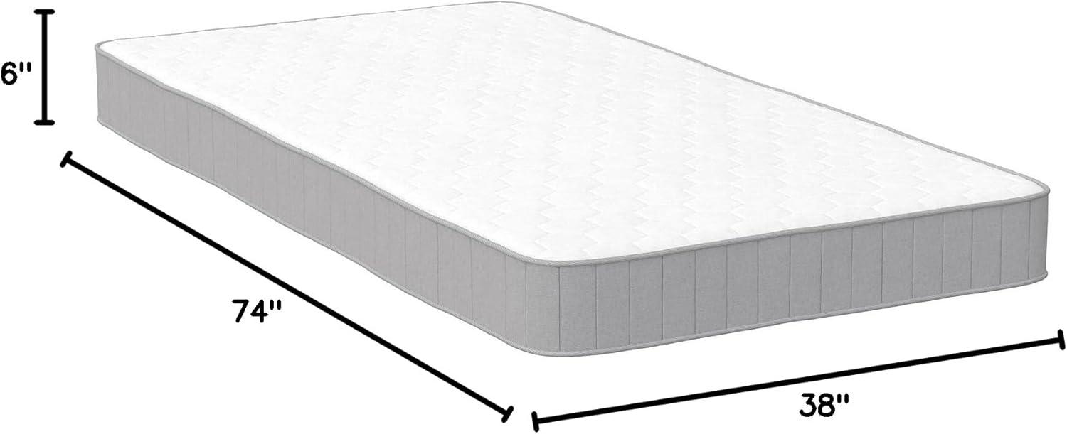 Twin GREENGUARD Certified 6" Innerspring Mattress with Recycled Fibers