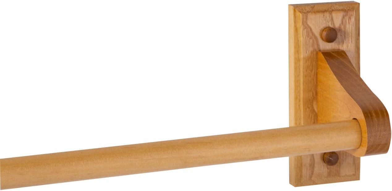 Design House  Dalton Towel Bar in Honey Oak, 18-Inch