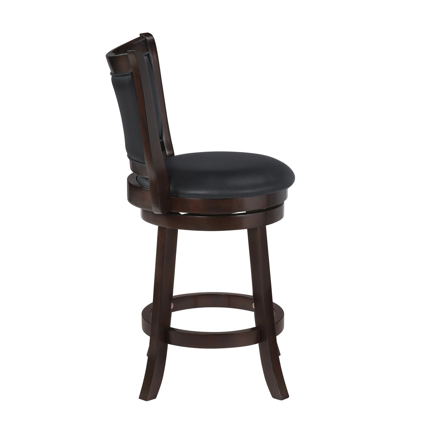 New Classic Furniture,Furniture Bristol 24" Solid Wood Counter Stool In Brown