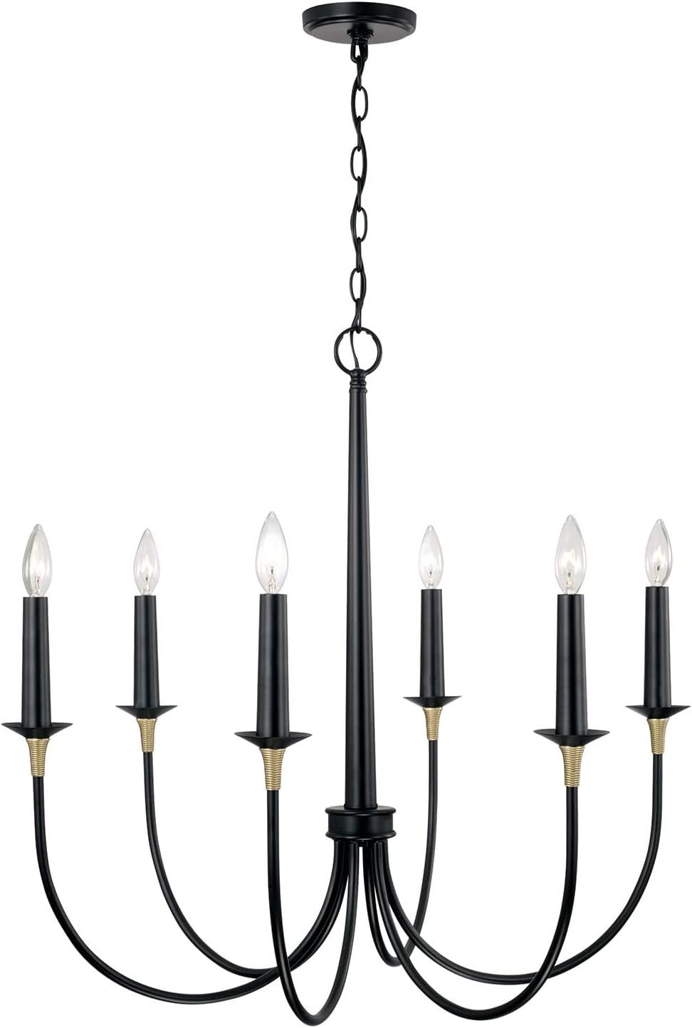 6 - Light Dimmable Classic / Traditional Chandelier