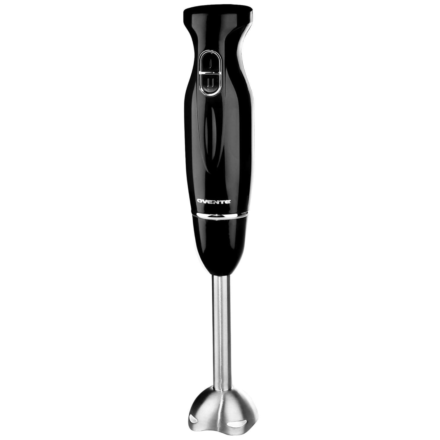 OVENTE Electric Immersion Hand Blender 300 Watt 2 Mixing Speed