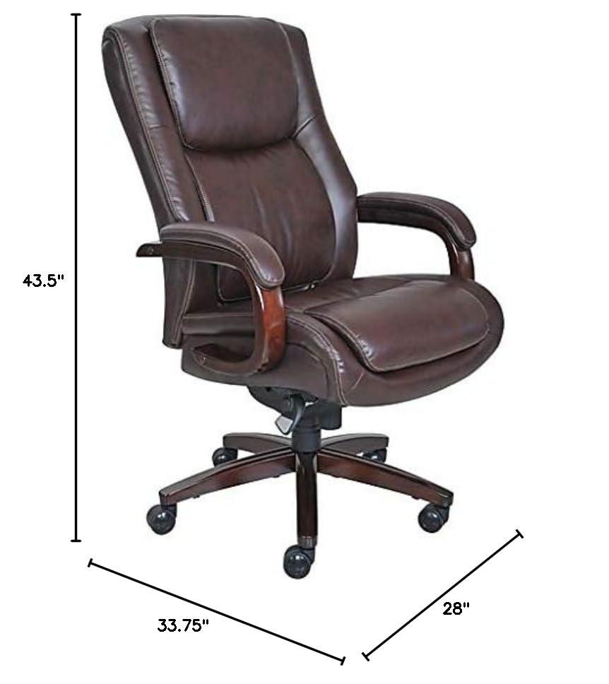 La-Z-Boy Winston Bonded Leather Executive Chair Brown (44763)