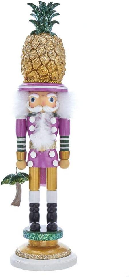 Kurt Adler Hollywood Pineapple Hat Nutcracker
