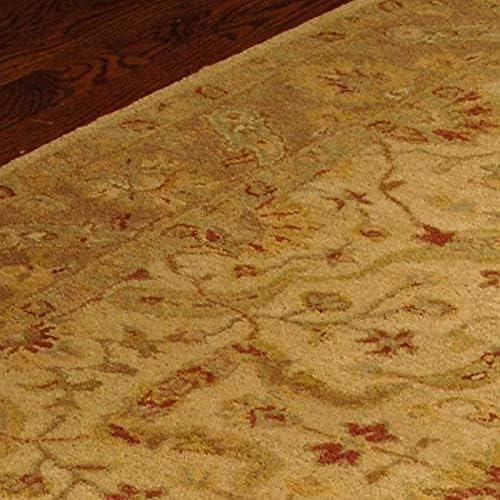 Antiquity AT311 Hand Tufted Area Rug - Ivory/Brown - 5'x8' - Safavieh.