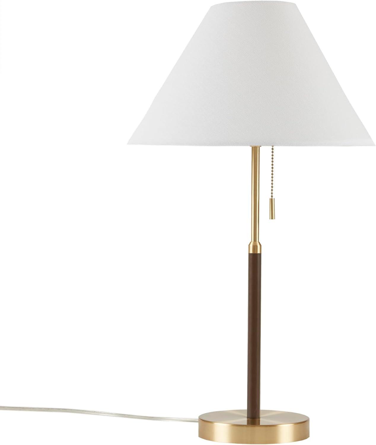 Bromley Mid-century Two Tone Pull-Chain Table Lamp