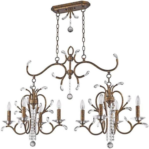 Livex Lighting Serafina 8 - Light Chandelier in  Hand Applied Venetian Golden Bronze