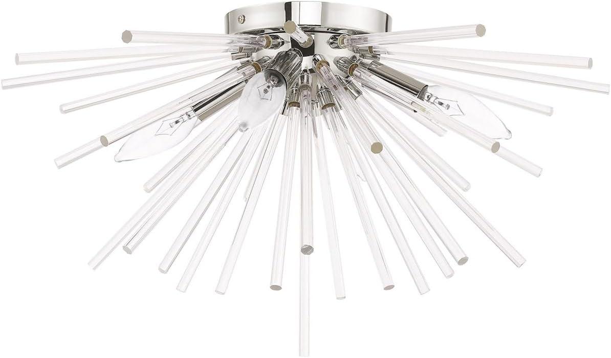 Livex Lighting Utopia 4 - Light Flush Mount in  Polished Chrome