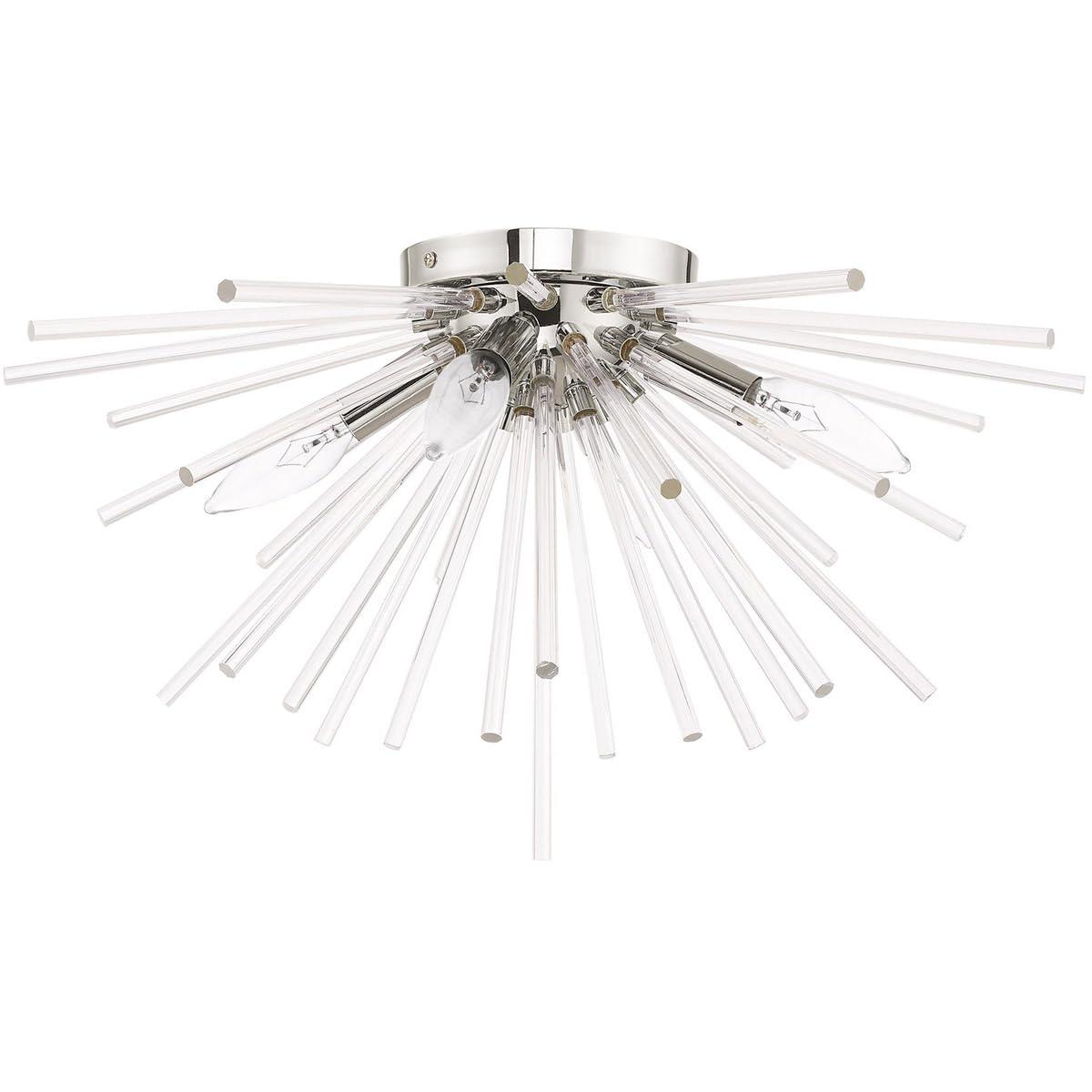 Livex Lighting Utopia 4 - Light Flush Mount in  Polished Chrome
