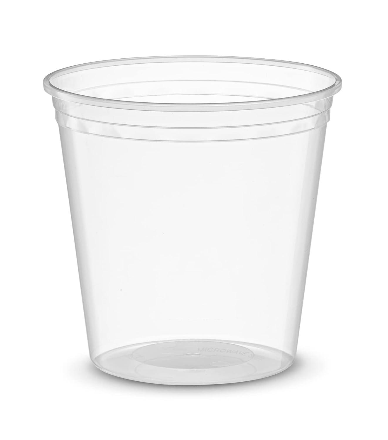 Pantry Value 24 Oz Deli Containers with Lids Food Prep Containers, 24-Pack