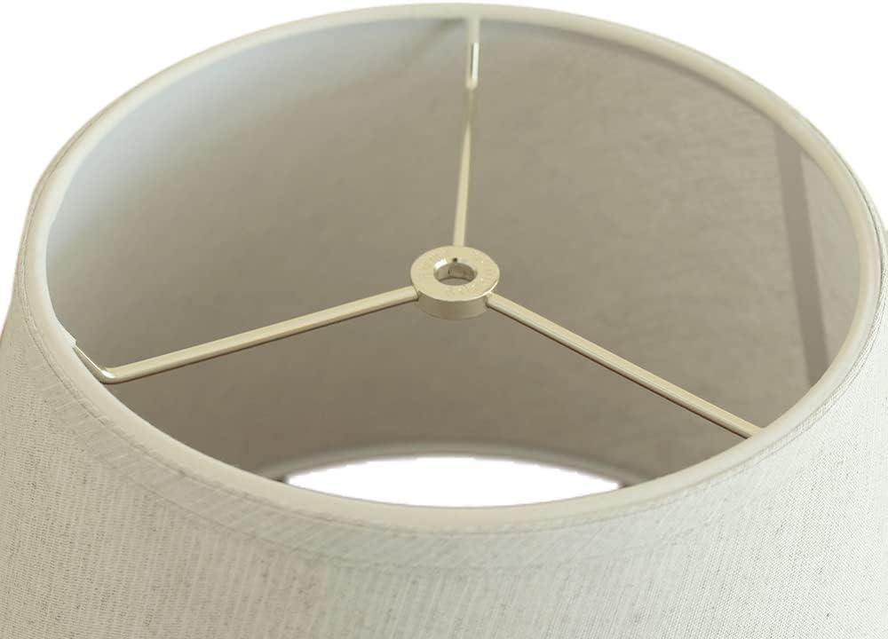 9x16x12" SLIP UNO FITTER Textured Oatmeal Empire Hardback Lamp Shade