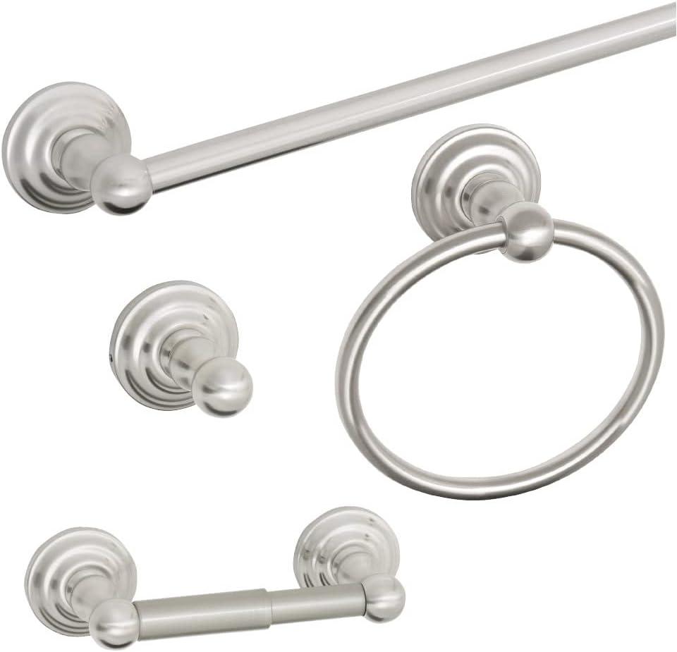 Design House Calisto 4-Piece Bathroom Hardware Accessory Set