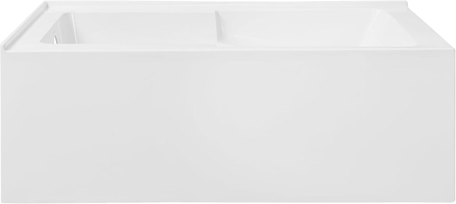 Claire 60" x 32" Alcove Tub with Corner Apron