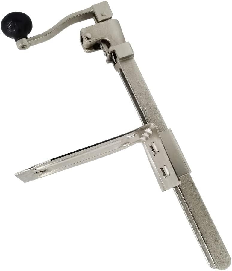 Heavy Duty Stainless Steel Commercial Can Opener with Adjustable Height