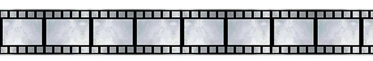 Beistle Filmstrip Metallic Decorating Material, 15" x 25', (1/Pkg) Multicolored