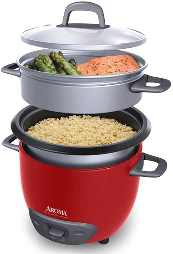 Aroma Aroma 14-Cup Pot Style Rice Cooker and Food Steamer Set