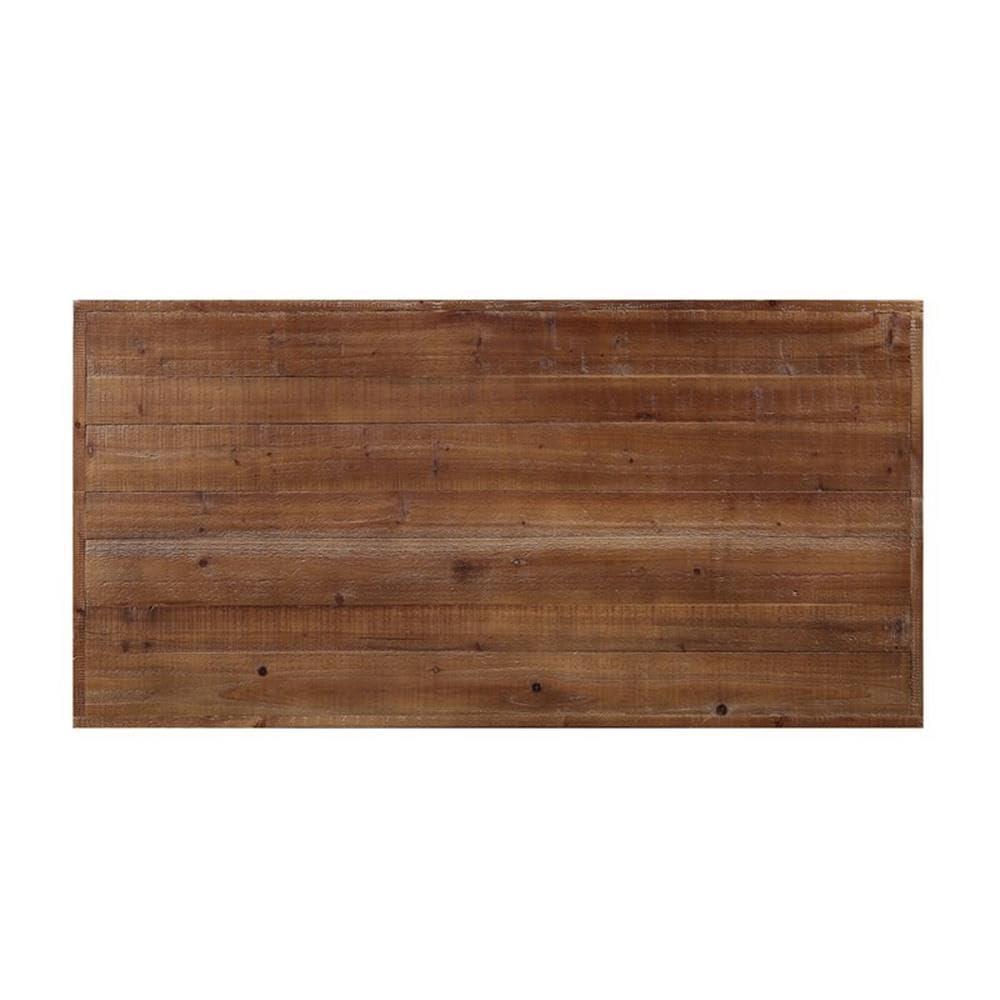 Wooden Coffee Table with X Crossed Metal Sides and Open Shelf Brown and Black - Saltoro Sherpi