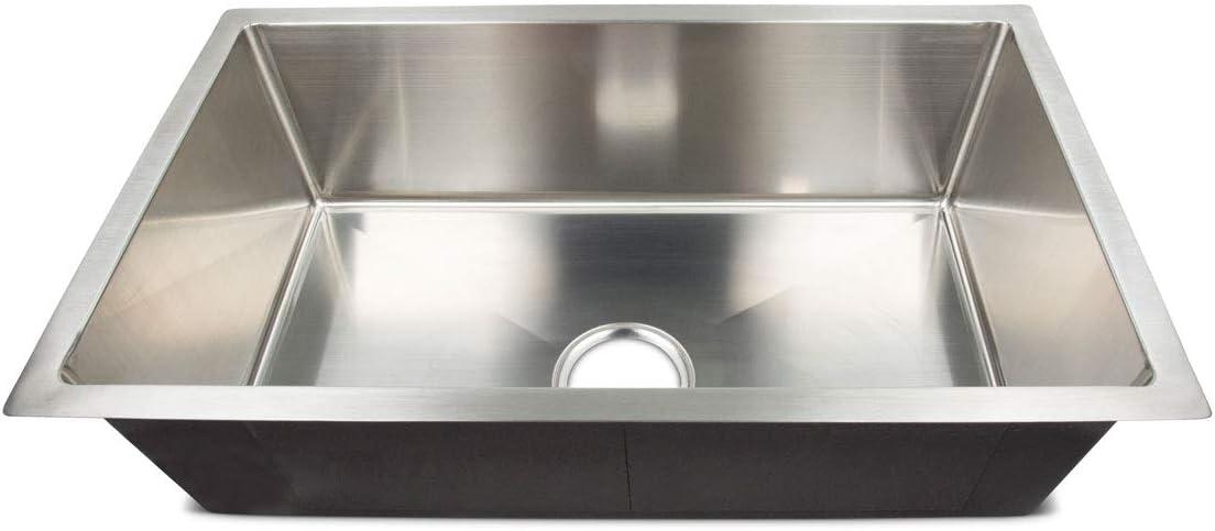 Lippert 27 x 16 x 7 Inch Stainless Steel Single Bowl Undermount Sink