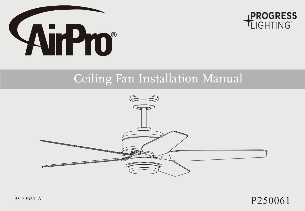 Progress Lighting - Byars - 5 Blade Ceiling Fan with Light Kit In Transitional