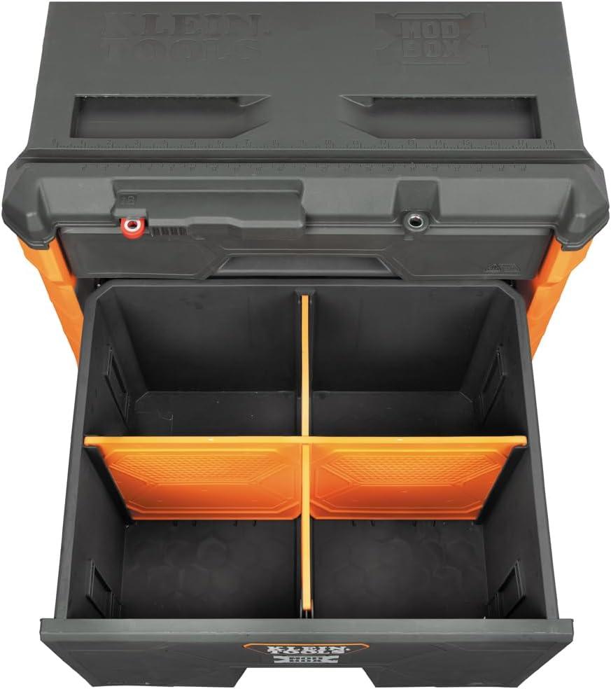 Klein Tools 54801MB MODbox Two Drawer Rolling Tool Box