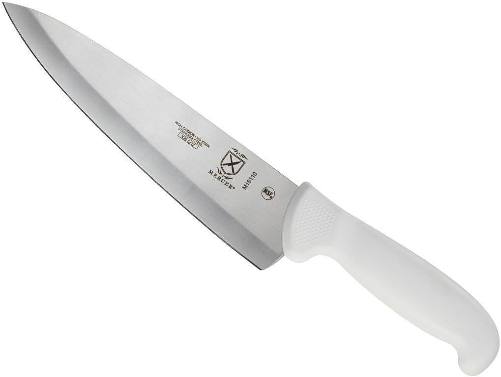 Mercer Culinary Ultimate Steel 8" Chef's Knife, White