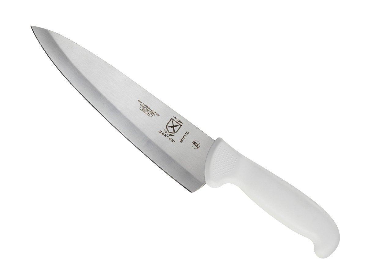 Mercer Culinary Ultimate Steel 8" Chef's Knife, White