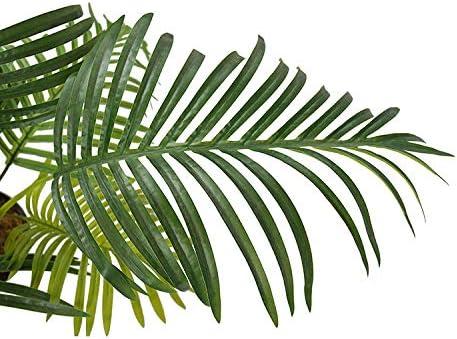 LirtedAura Gorgeous & Unique 5 Feet Tropical Palm Artificial Plant Silk Tree, Real Touch Technology, with UV Protection, Super Quality, 5', Green