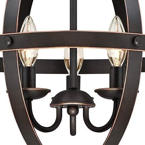 Westinghouse 6341900 Stella Mira Three-Light Indoor Chandelier, Brushed Nickel Finish