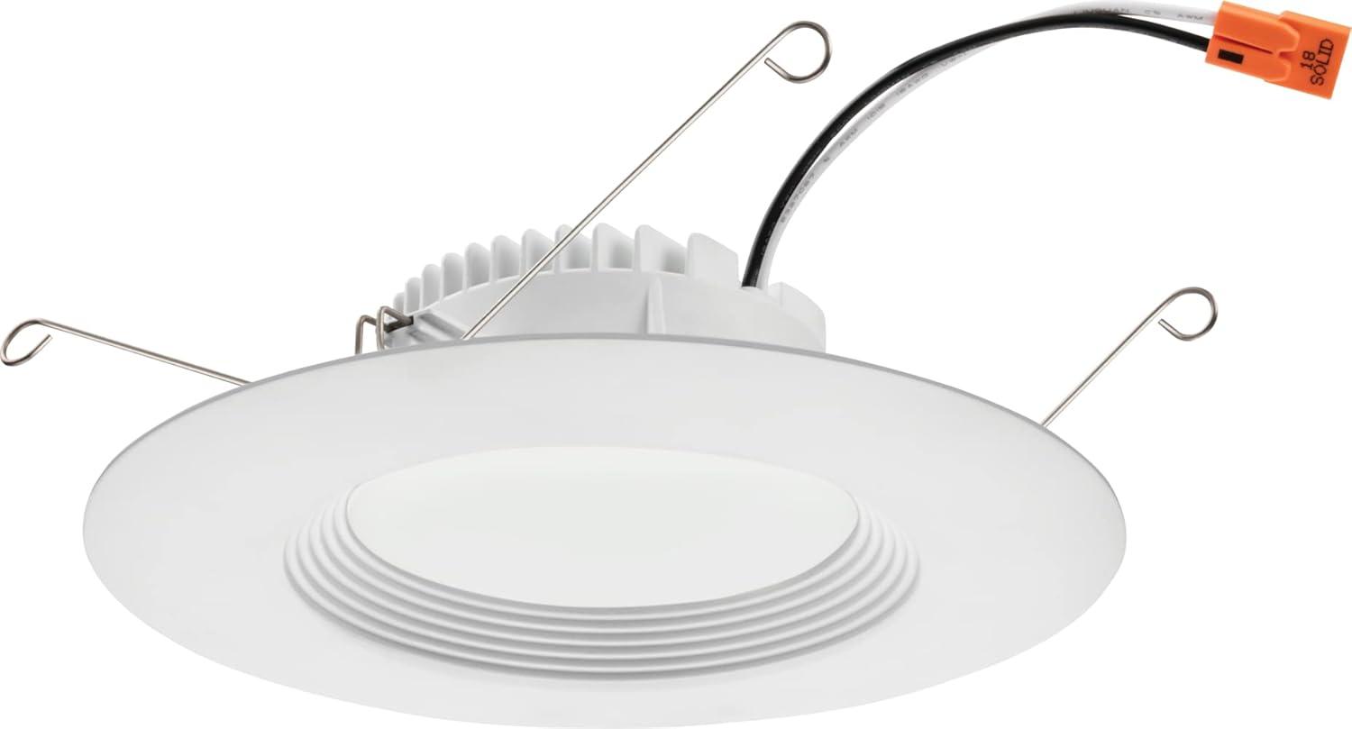 Juno Lighting Rb56 Sww5 Cp6 M2 Retrobasics 5"/6" Integrated Led Switchable Cct Baffle