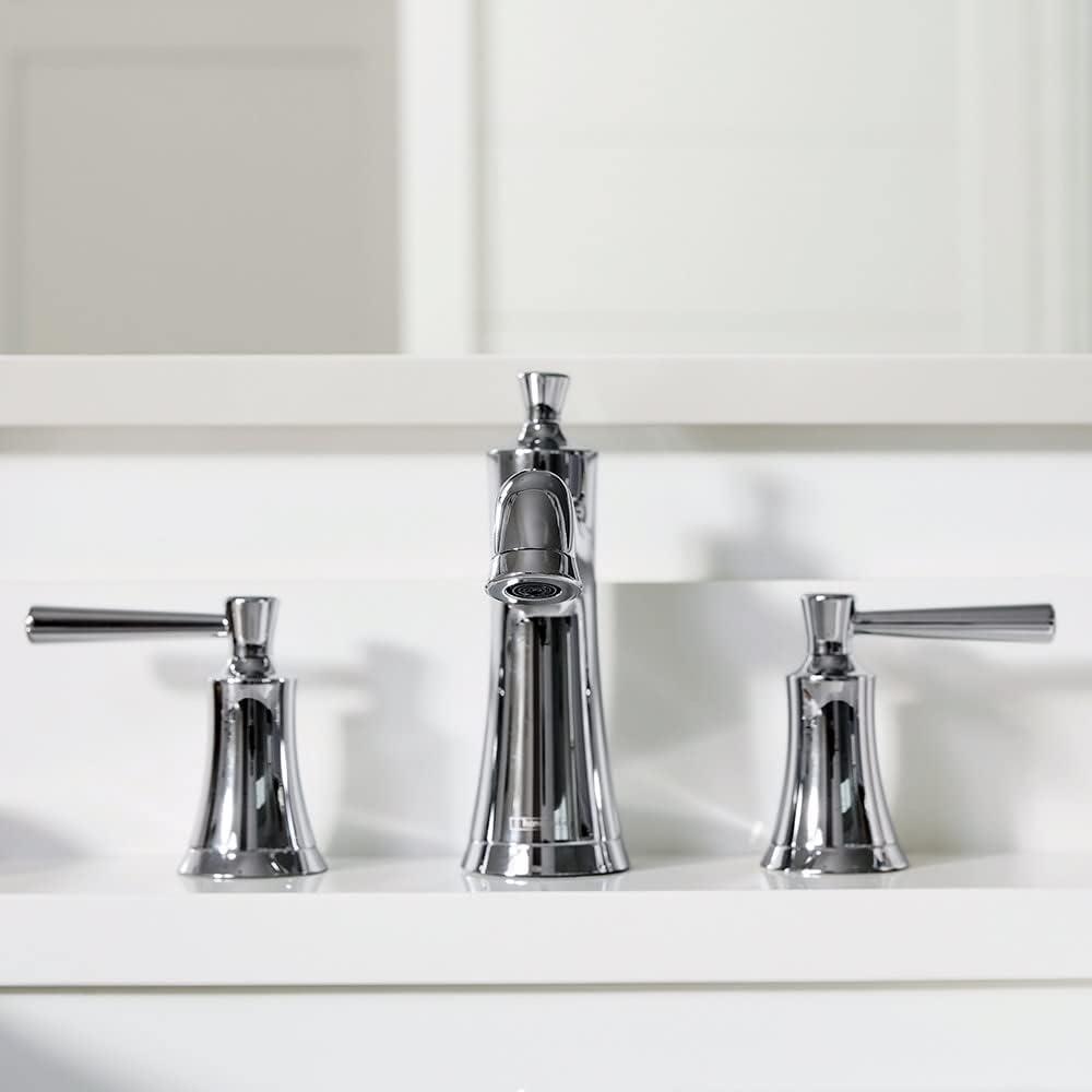 Joleena Widespread Bathroom Faucet with Drain Assembly