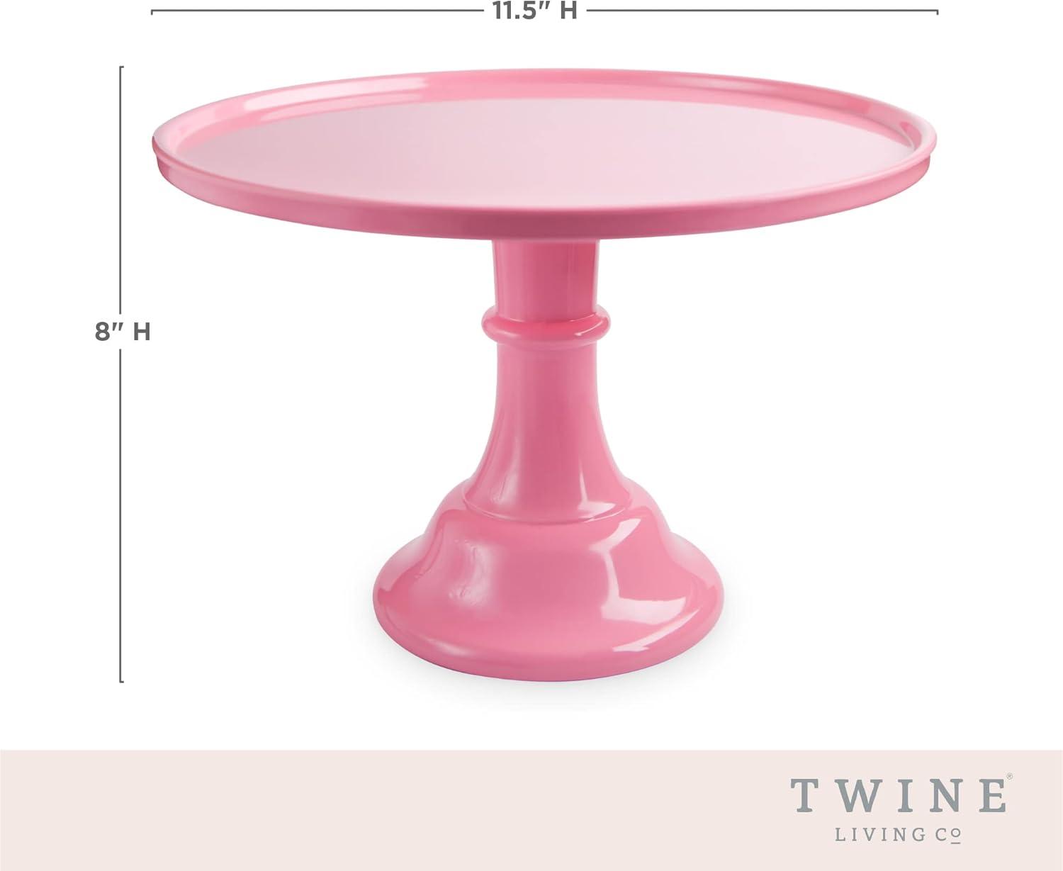 Pink Melamine Cake and Cupcake Stand