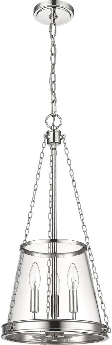 Z-Lite Prescott 3 - Light Pendant in  Polished Nickel