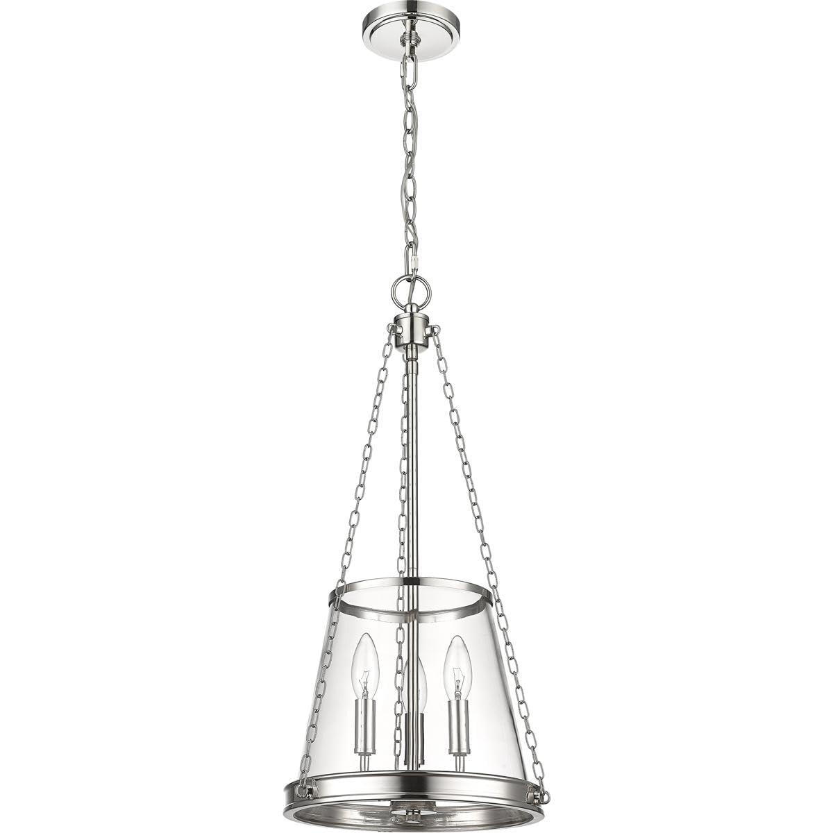 Z-Lite Prescott 3 - Light Pendant in  Polished Nickel