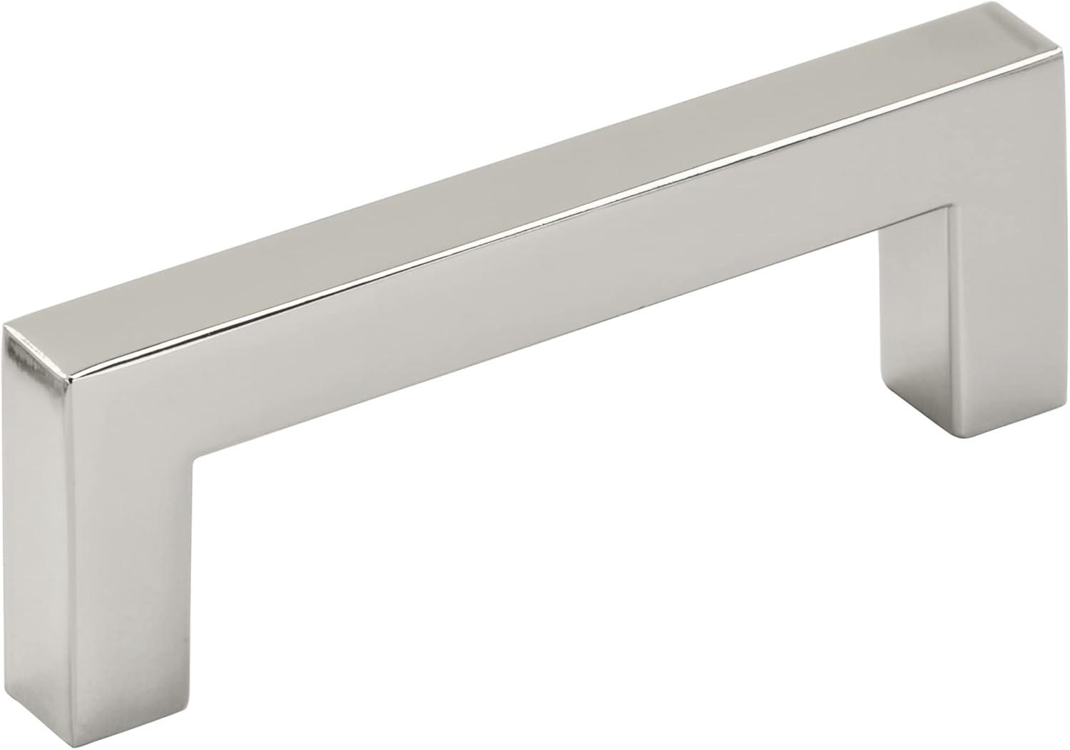 Amerock Monument 3 inch (76mm) Center-to-Center Polished Nickel Cabinet Pull