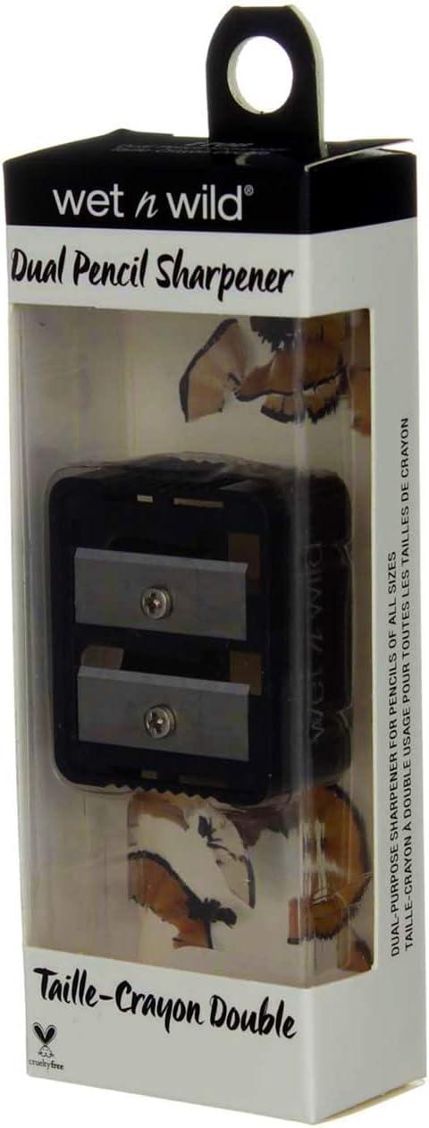 wet n wild Dual Pencil Sharpener Dual-Pencil Eyeliner Pencil Sharpener | Convenient | Essential Tool | Sharpens | Easy To Clean | Travel-Friendly | Compact