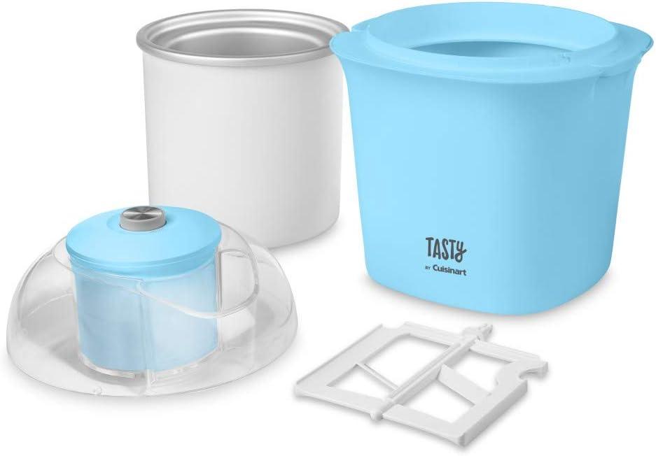 Tasty by Cuisinart Ice Cream Maker, 1.5 qt & Ice Cream Maker, Blue