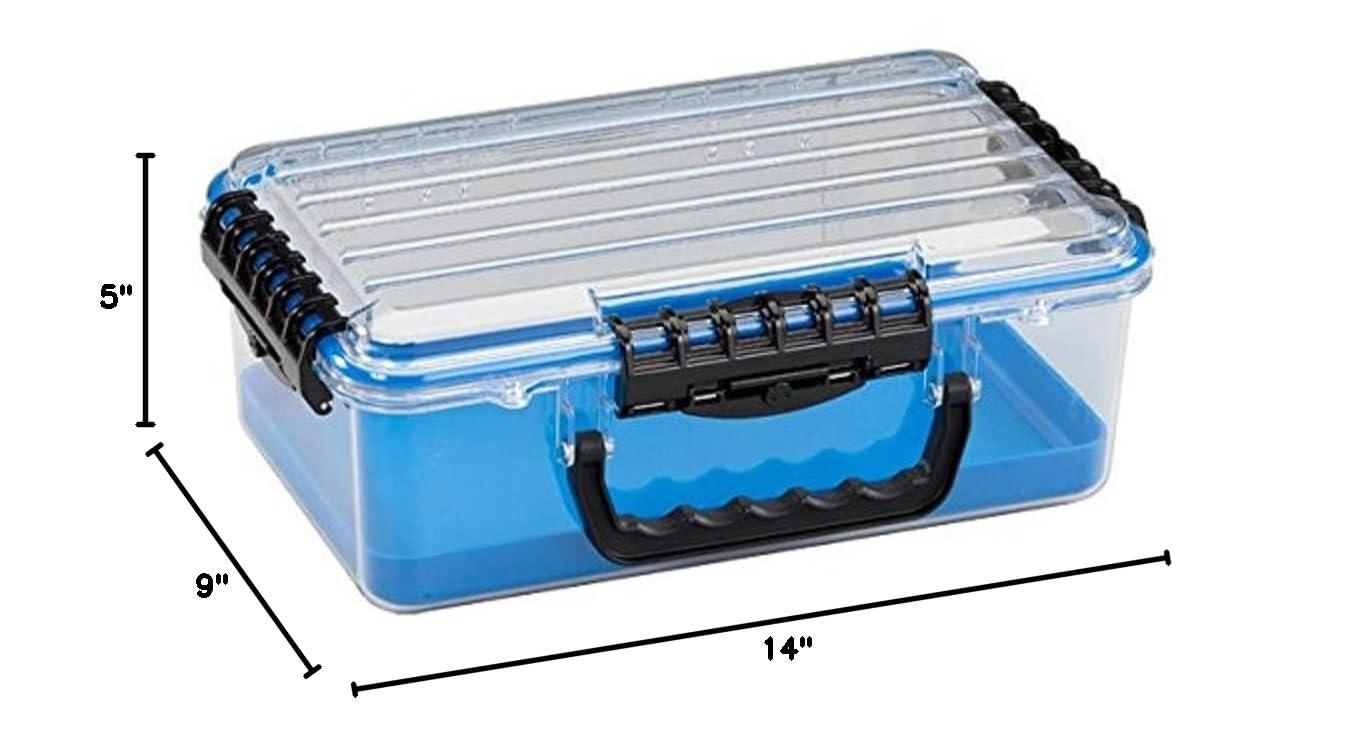 Plano Guide Series 3700 Field Box Waterproof Case, Blue, Large