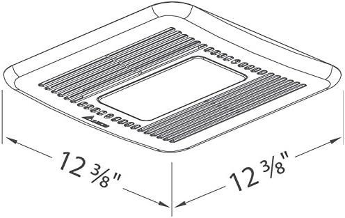 Delta Electronics SIG80-110LED 80-110 CFM Exhaust Bath Fan with Dimmable LED Night Light