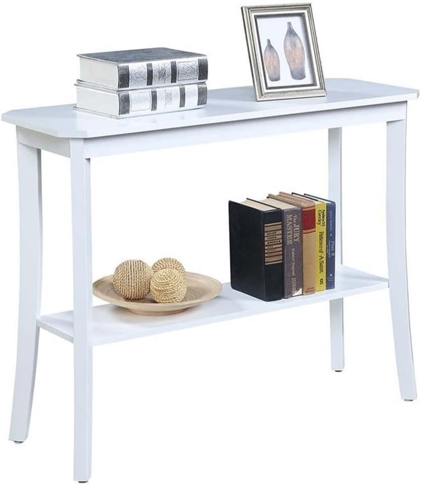 Convenience Concepts Designs2Go Baja Console Table with Shelf, White