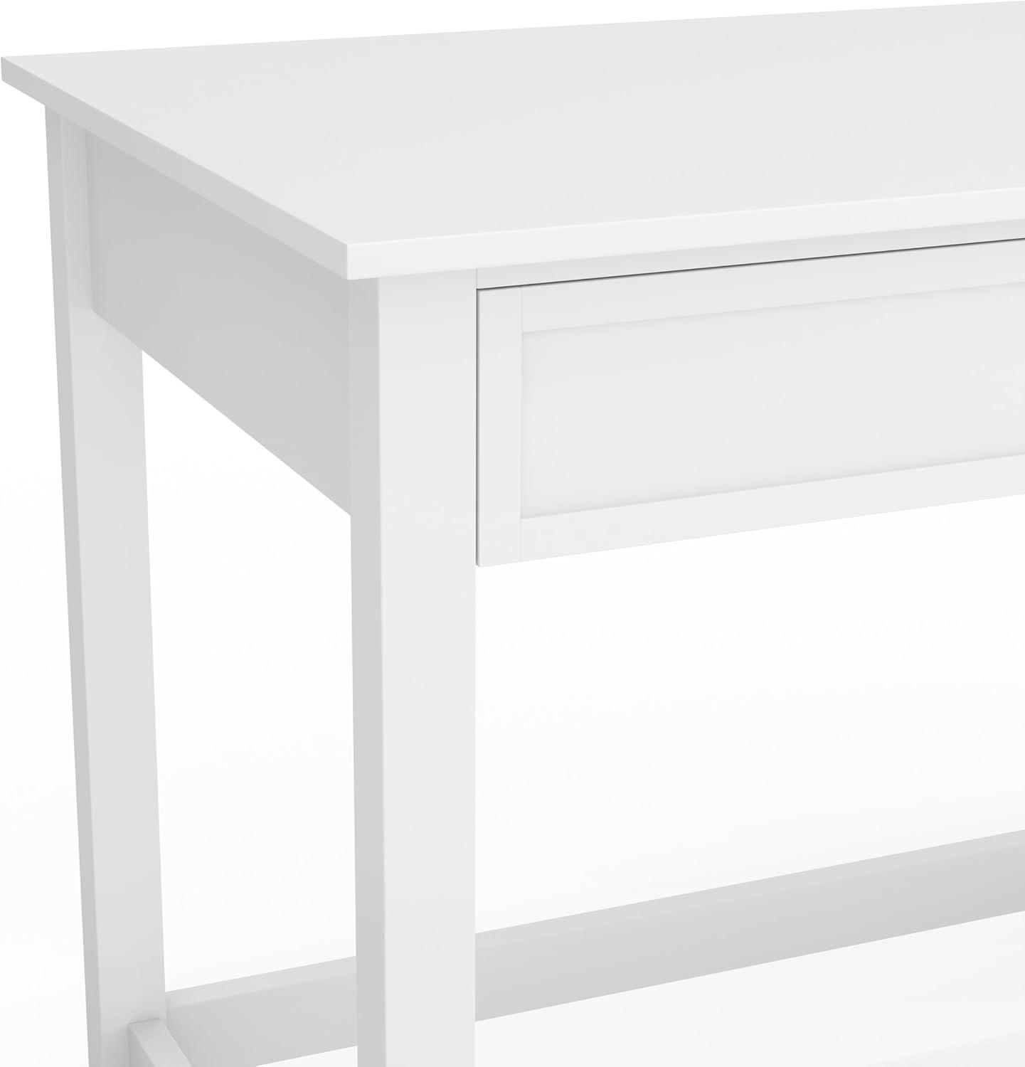 Martha Stewart Martha Stewart Hutton Shaker Style Home Office Desk With 2 Side Drawers