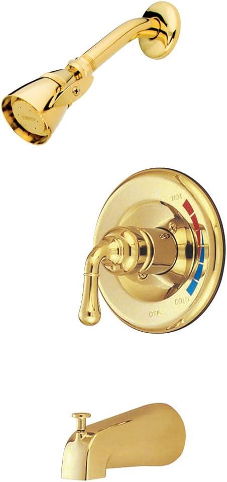 Kingston Brass Magellan Single-Handle Pressure Balanced Tub and Shower Faucet, Trim Only