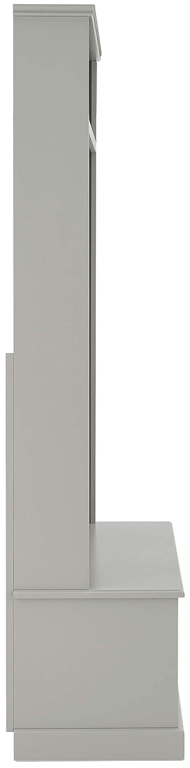Ellison Hall Tree Gray - Crosley: Bench with Storage, Coat Hooks, Shoe Organizer