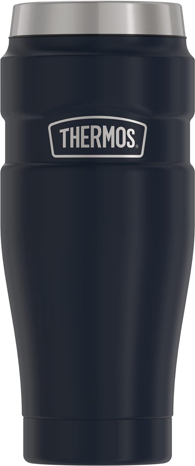 Thermos Stainless King Vacuum Insulated Stainless Steel Tumbler, 16oz, Matte Midnight Blue