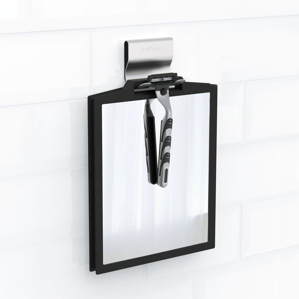 Better Living Products DOPPIO Double Sided Magnifying Shower Mirror